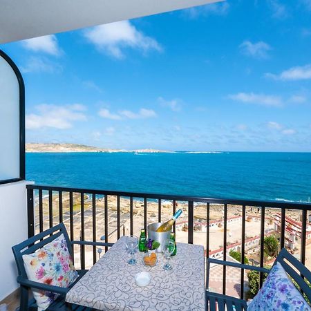 Islet Promenade Seafront 1 Bedroom Apartment With Sea View Balcony By Getawaysmalta San Pawl il-Baħar Eksteriør bilde
