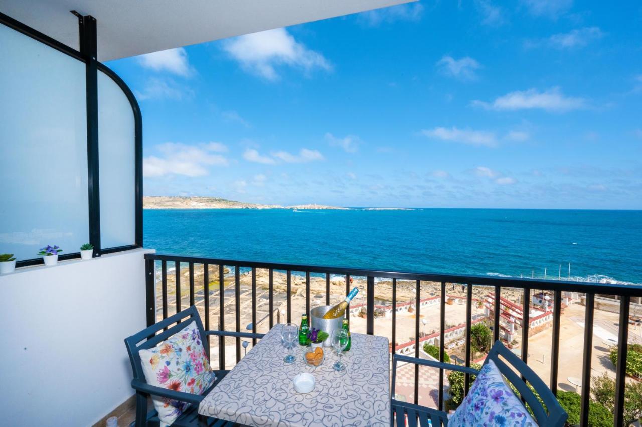 Islet Promenade Seafront 1 Bedroom Apartment With Sea View Balcony By Getawaysmalta San Pawl il-Baħar Eksteriør bilde