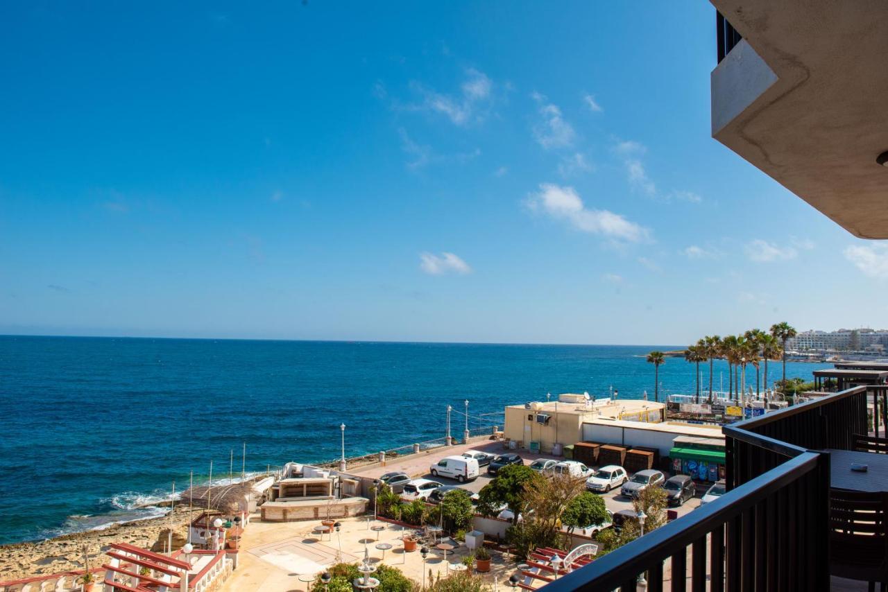 Islet Promenade Seafront 1 Bedroom Apartment With Sea View Balcony By Getawaysmalta San Pawl il-Baħar Eksteriør bilde