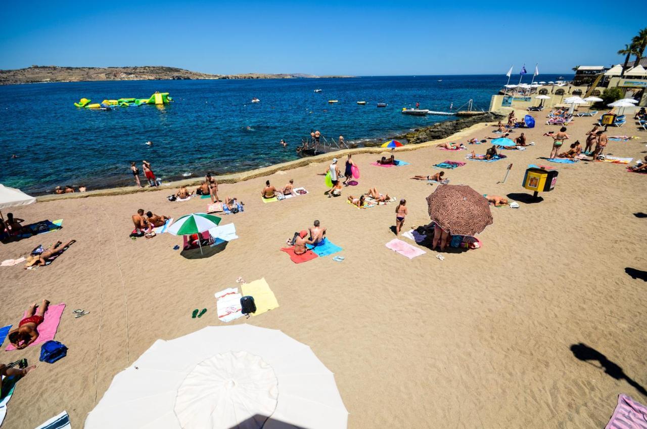 Islet Promenade Seafront 1 Bedroom Apartment With Sea View Balcony By Getawaysmalta San Pawl il-Baħar Eksteriør bilde