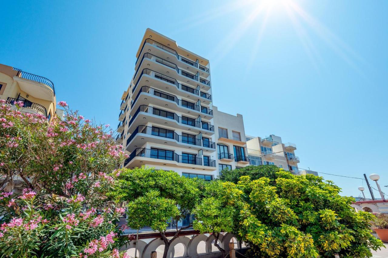 Islet Promenade Seafront 1 Bedroom Apartment With Sea View Balcony By Getawaysmalta San Pawl il-Baħar Eksteriør bilde