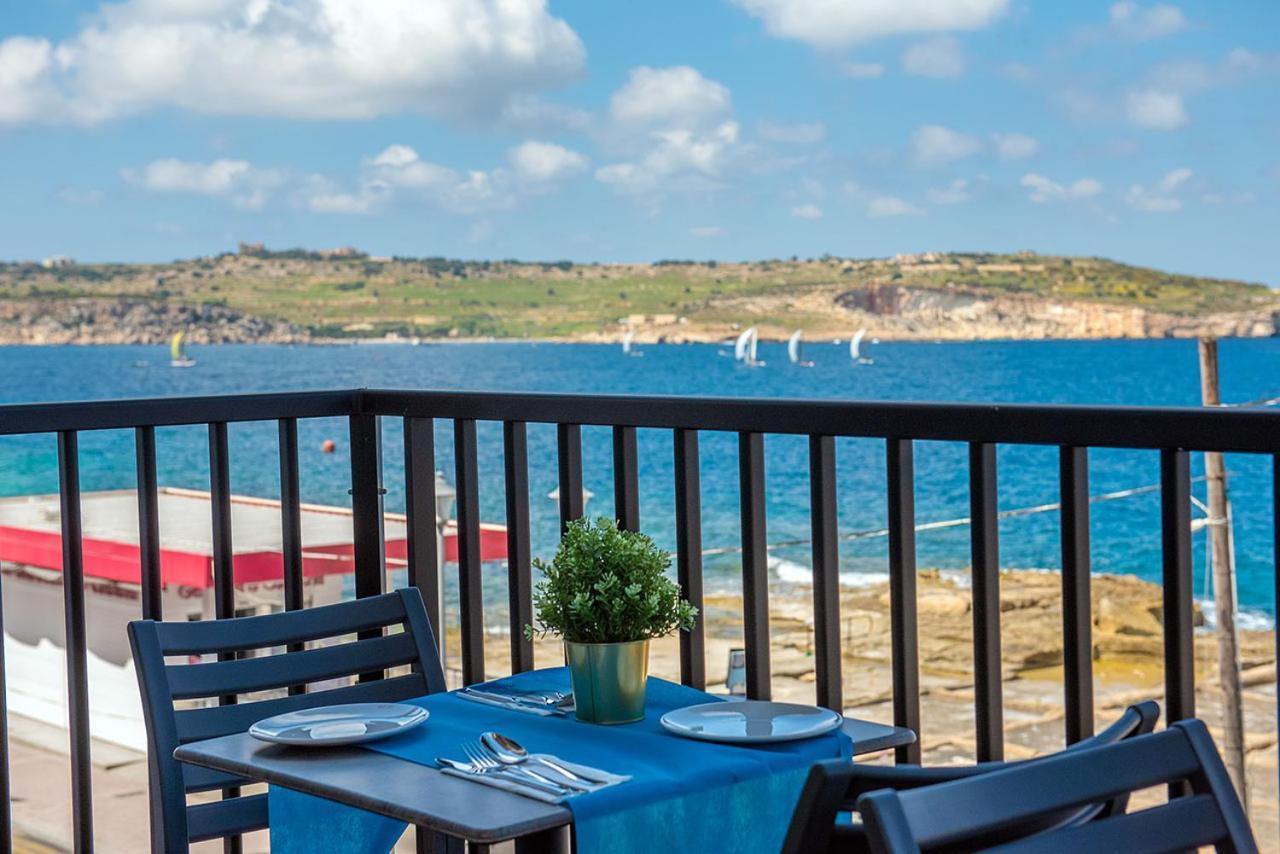 Islet Promenade Seafront 1 Bedroom Apartment With Sea View Balcony By Getawaysmalta San Pawl il-Baħar Eksteriør bilde